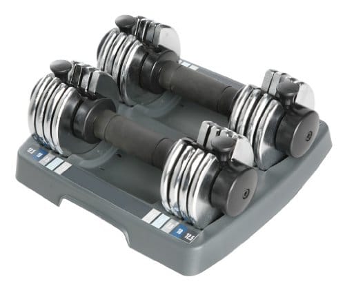 ProForm SpaceSaver 25 lb. Double Dumbbells