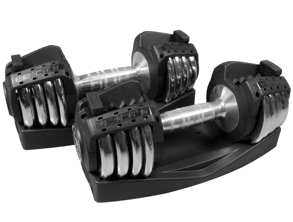 Xmark Fitness XM-3305 Pair of 25 lb Adjustable Dumbbells Review
